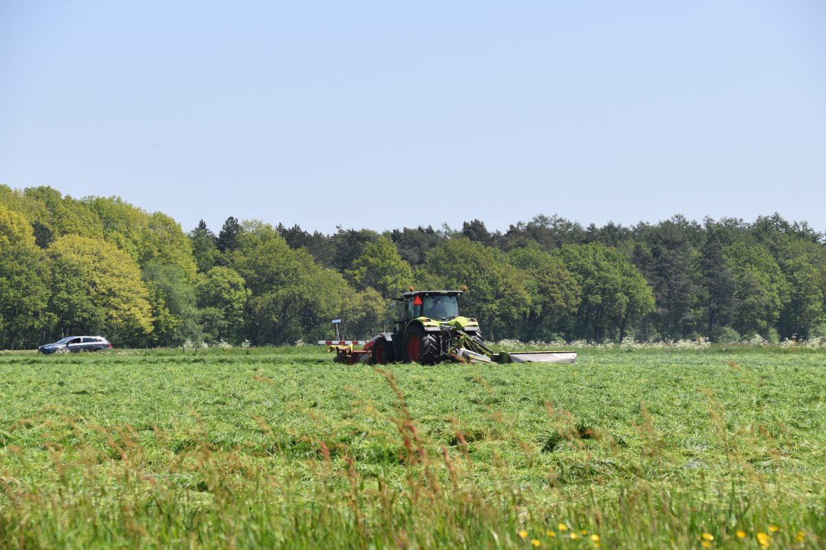 Tractor op het platteland, Trekker, Tractor, Landbouw